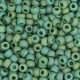 Miyuki rocailles Perlen 8/0 - Opaque glazed frosted turtle green 8-4699